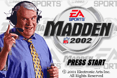 Madden 2002 screenshot 3 for GameBoy Advance